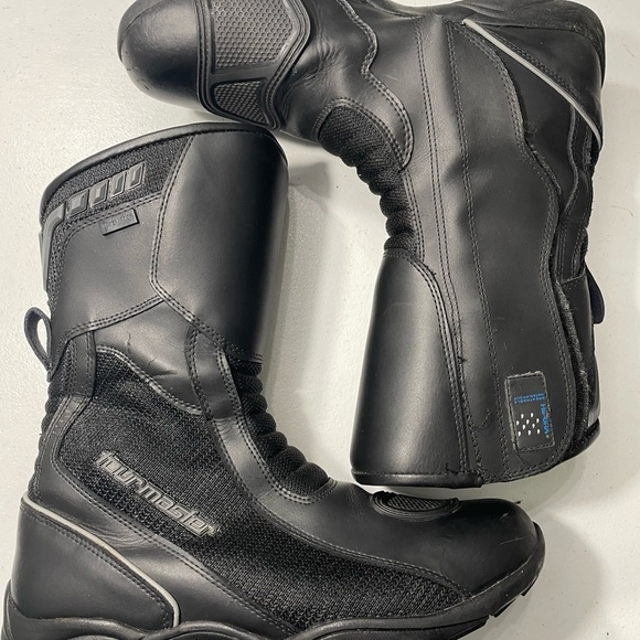 Tourmaster Black  Mortocycle Riding Boots Size 11 main image 5